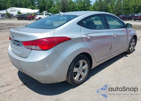 2013 Hyundai Elantra Gls из США, поврежденный, VIN 5NPDH4AEXDH426797